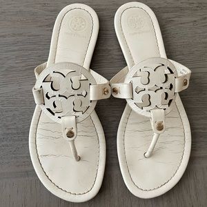 Tory Burch Miller Sandals - Bleach (White) size 8